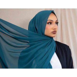 Foulard Chiffon _ Turquoise