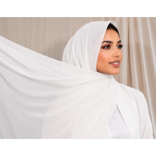 Foulard Chiffon _ Blanc