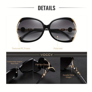 Lunettes de soleil Tendance NOIR et DORE