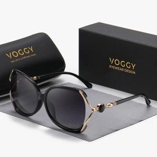 Lunettes de soleil Tendance NOIR et DORE