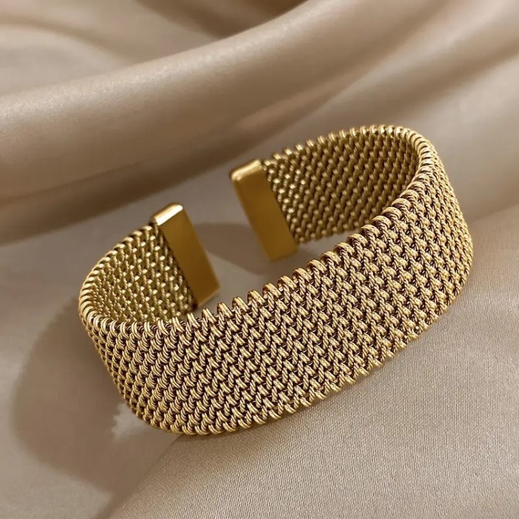 Bracelet Maille Chic plaqué or 18K Bracelet Maille Chic plaqué or 18K