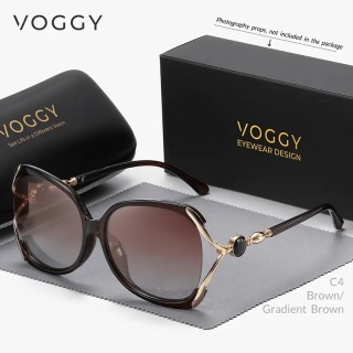 Lunettes de soleil Tendance MARRON et DORE