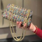 Sac a main perle multicolore