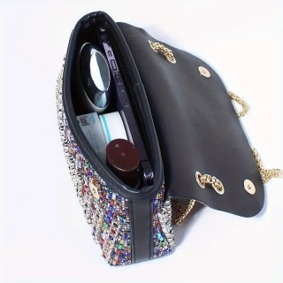 Sac a main perle multicolore