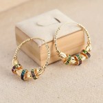 Boucles d'oreilles multicolore