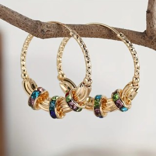 Boucles d'oreilles multicolore