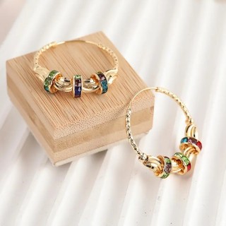 Boucles d'oreilles multicolore