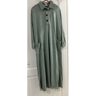 Robe longue décontractée Hiver - VERT