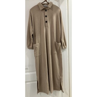 Robe longue décontractée Hiver - MARRON CLAIR