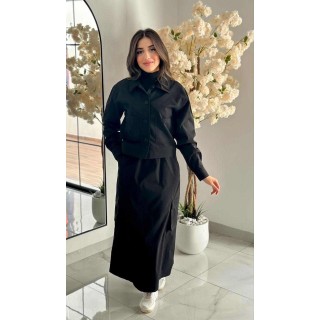 Jupe Longue Femme Chic NOIR