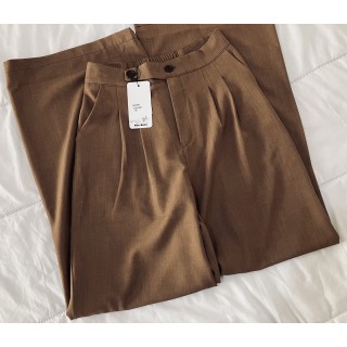Pantalon Classique Femme - MARRON