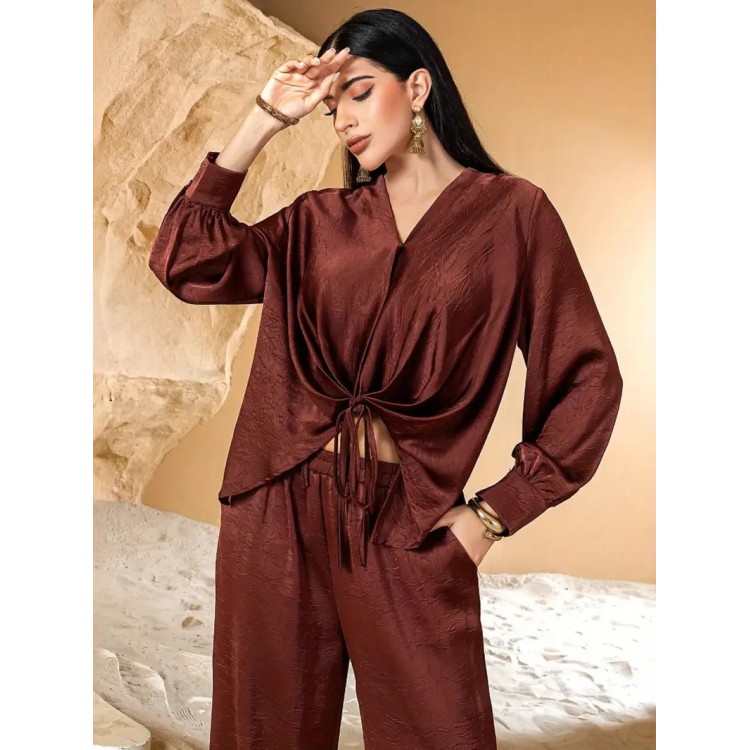 Ensemble chic Soirée 2 pièces Satin