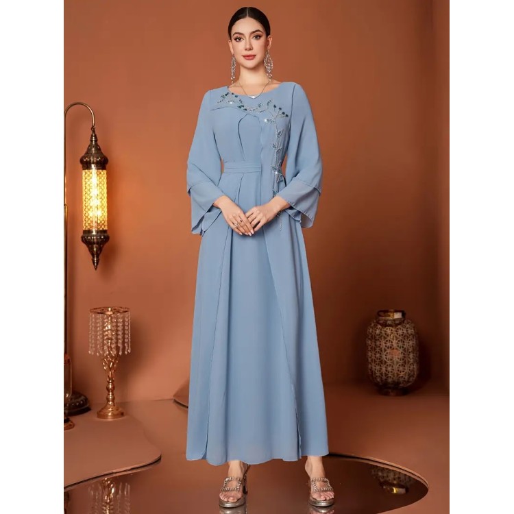Robe de soirée élégante Bleu Clair