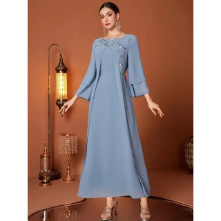 Robe de soirée élégante Bleu Clair