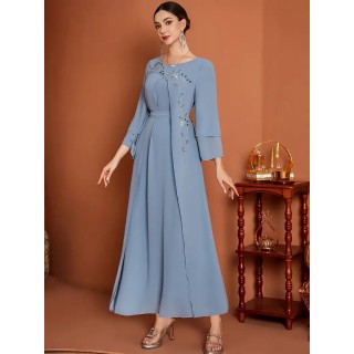 Robe de soirée élégante Bleu Clair