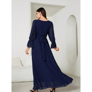 Robe de soirée élégante Bleu Marine