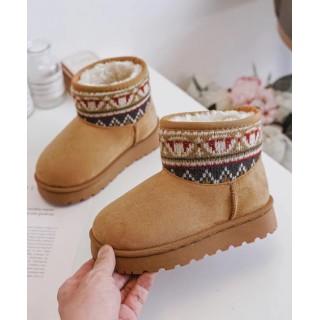 Bottines Femme Fourrure CAMEL