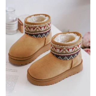 Bottines Femme Fourrure CAMEL