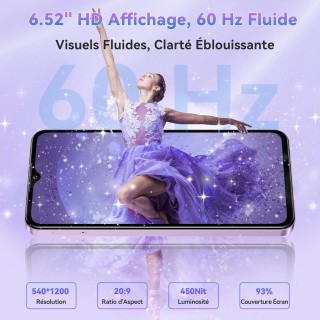 Smartphone 4G OUKITEL C2 16GO RAM+64GO ROM - VIOLET