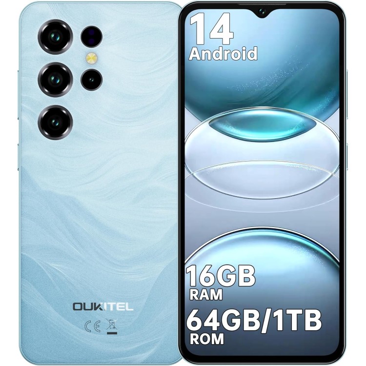 Smartphone 4G OUKITEL C2 16GO RAM+64GO ROM - BLEU