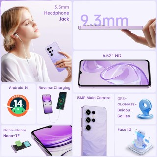 Smartphone 4G OUKITEL C2 16GO RAM+64GO ROM - NOIR