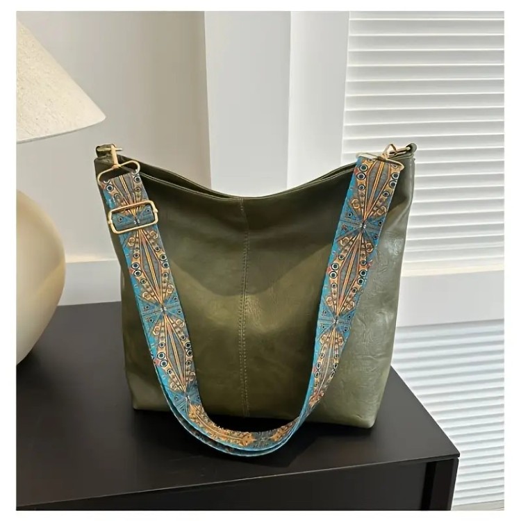 Sac à bandoulière décontracté - VERT KAKI Sac à bandoulière décontracté - VERT KAKI