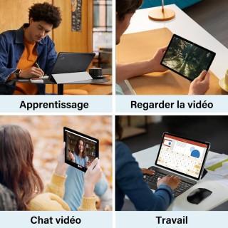 Tablette 10 Pouces Android 14 avec 5G Wi-Fi 6, 18Go RAM+128Go ROM - NOIR