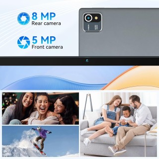 Tablette 10 Pouces Android 13 Quad-Core avec 6Go RAM+ 64Go ROM GRISE - NEUVE