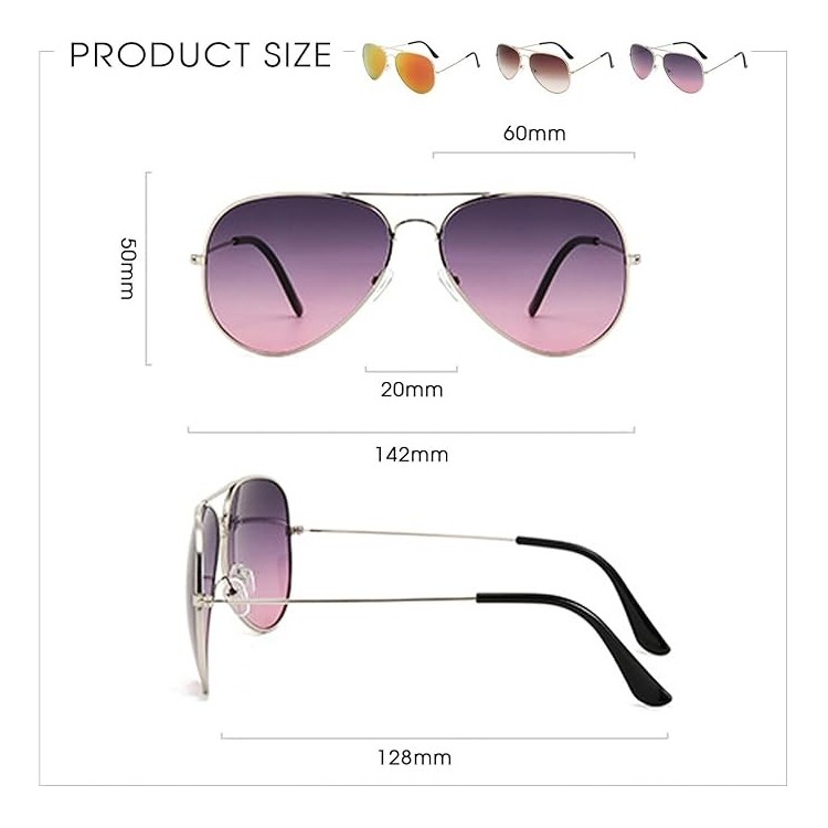 Lunette de soleil Femme et  Homme, Anti UV Lunette de Soleil Polarisante avec Verres