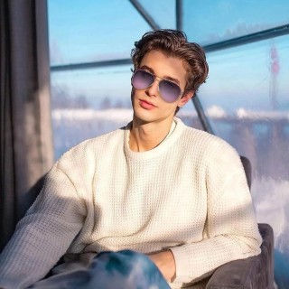 Lunette de soleil Aviator - Femme et  Homme, Anti UV Lunette de Soleil Polarisante avec Verres Teint