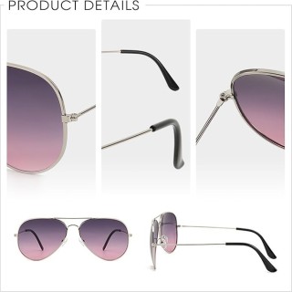 Lunette de soleil Aviator - Femme et  Homme, Anti UV Lunette de Soleil Polarisante avec Verres Teint