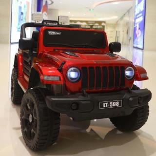 Jeep electrique 4x4 2 Places - Enfant 2-8 Ans - ROUGE