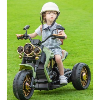 Moto électrique Harley - Enfant 2-8 Ans - VERT