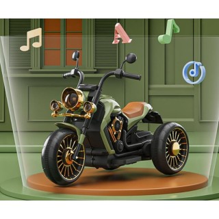 Moto électrique Harley - Enfant 2-8 Ans - NOIRE