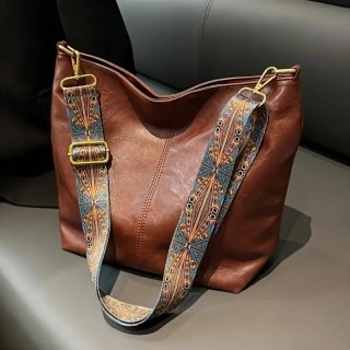 Sac à bandoulière décontracté - MARRON