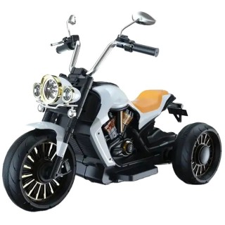 Moto électrique Harley - Enfant 2-8 Ans - BLANC